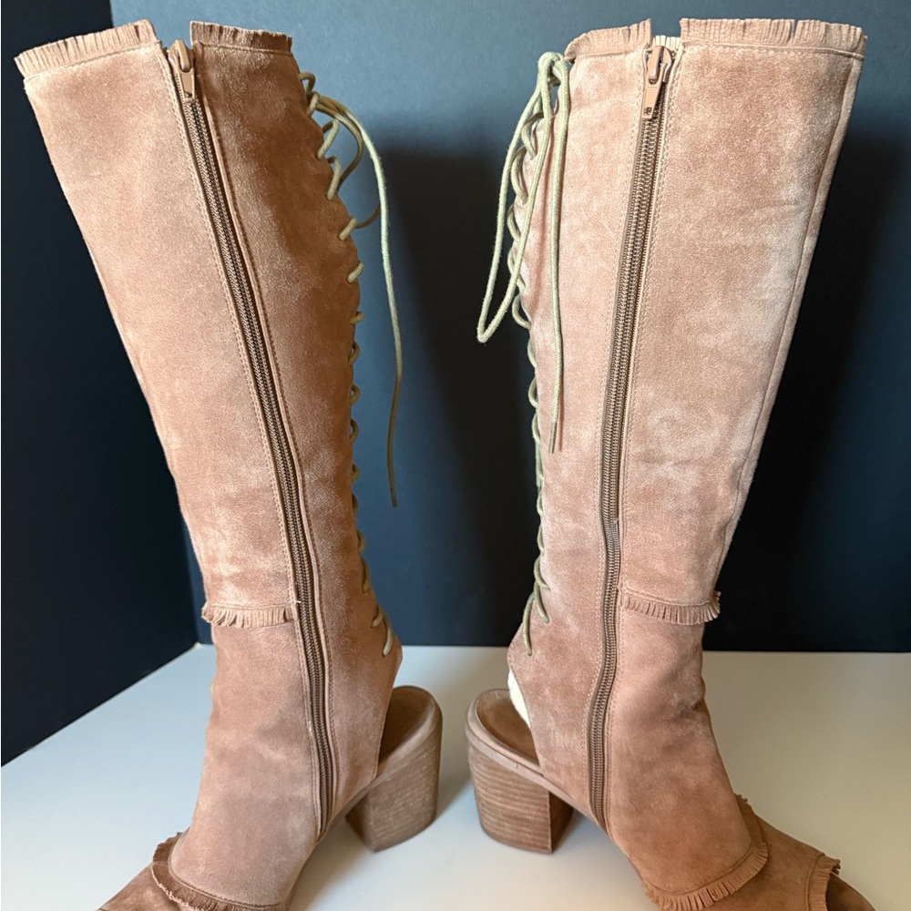 Sundance Corsica Boot Sandal, Camel, Size 39 - Picture 5 of 13